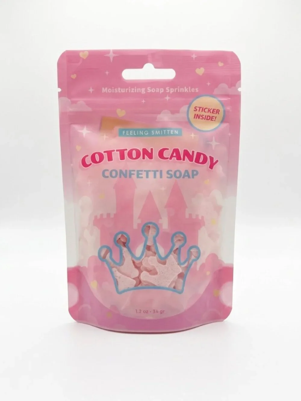 Feeling Smitten Cotton Candy Confetti Soap 1.2 oz